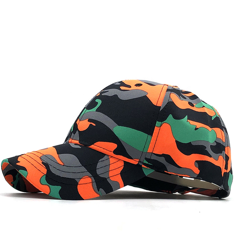 Gorra de béisbol de camuflaje para hombre, sombrero de béisbol táctica de camuflaje, Snapback, alta calidad, unisex ► Foto 1/6