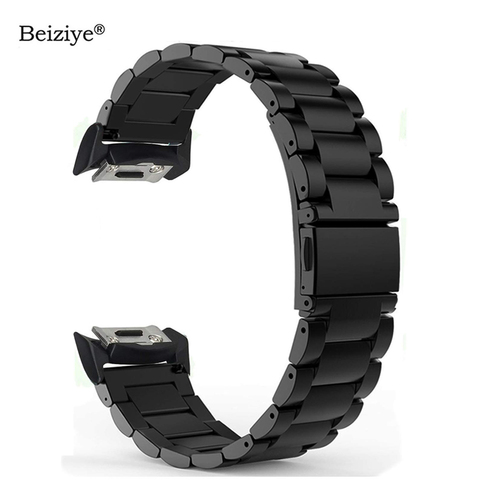 Beiziye de acero inoxidable reloj inteligente banda para Samsung Gear S2 SM-R720 SM-R730 con adaptador de conector de Metal deporte de la pulsera de la correa de ► Foto 1/6