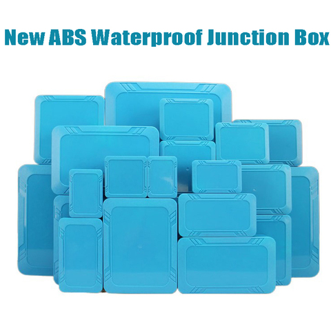 Caja de conexiones de control de placa de circuito de Proyecto de plástico ABS azul impermeable caja de almacenamiento carcasa funda carcasa suministros electrónicos ► Foto 1/6