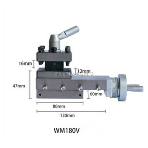 WM180V-portaherramientas de Metal de alta calidad, portaherramientas de torno de Metal, máquina de montaje, pequeño carro, soporte para cuchillos, carrera de 90mm, gran oferta ► Foto 1/3