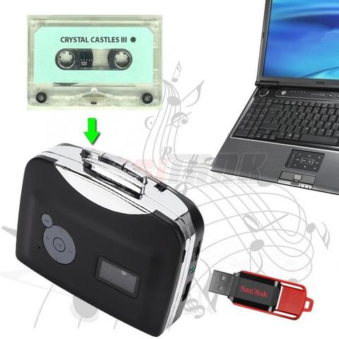 EZCAP230-REPRODUCTOR DE cassette EZCAP230, convertidor de Cassette a MP3, USB, estéreo, Cinta Digital MP3 con auriculares, reproductor de discos ► Foto 1/6