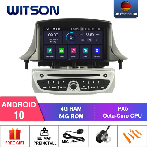 Android WITSON-pantalla HD IPS 10,0 para coche RENAULT Megane 3 Fluence ► Foto 1/6