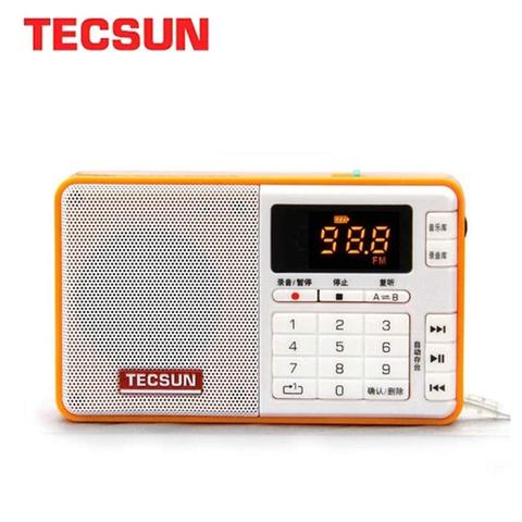 TECSUN-Radio Estéreo Q3 de tamaño bolsillo, reproductor MP3, FM, Mini Radio con selección multicolor, Radio portátil ► Foto 1/6