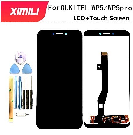 Pantalla LCD original de 5,5 pulgadas probada para OUKITEL WP5, montaje de digitalizador con pantalla táctil LCD, digitalizador táctil WP5 PRO, herramientas ► Foto 1/6