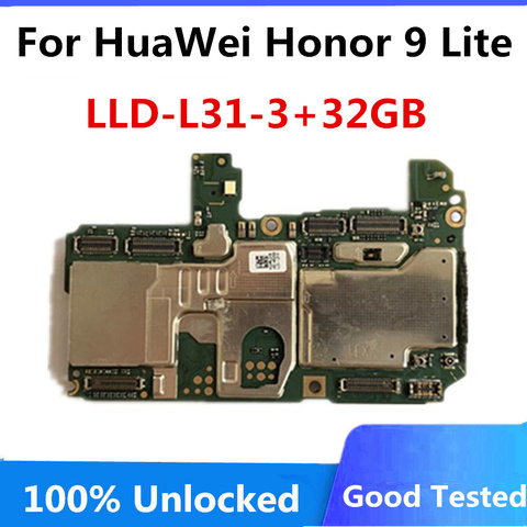 Placa base para huawei honor 9 LITE original, desbloqueada, con Android, 32gb, 100% ► Foto 1/1