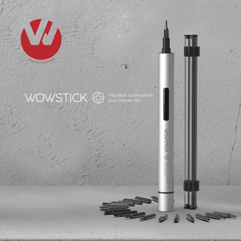 Wowstick-destornillador eléctrico 1p +, 20 Bits, cuerpo de aluminio para xiaomi mijia, Kit de herramientas de bricolaje para reparación de teléfonos ► Foto 1/5
