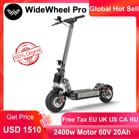 Nuevo Mercane MX60 eléctrico inteligente Scooter 2400W 60 km/h 100km gama Dual motor plegable Tabla de Skate ► Foto 1/5