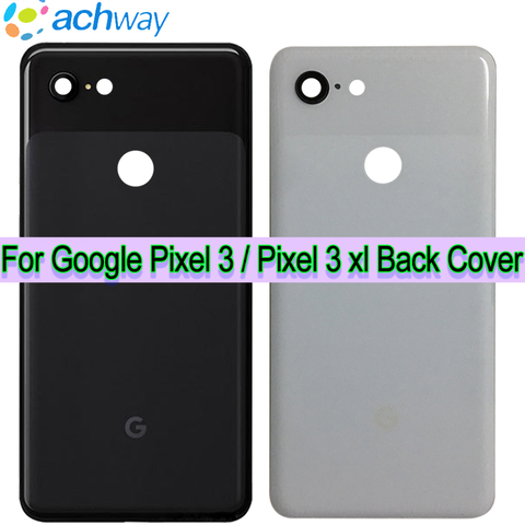 Original de Google Pixel 3 xl cubierta de la batería de la puerta de vidrio trasera de vidrio funda carcasa 6,3 