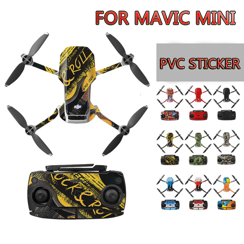 Mavic-Mini pegatinas protectoras de PVC para cuerpo de Dron, Protector de mando para DJI Mavic, accesorios ► Foto 1/6