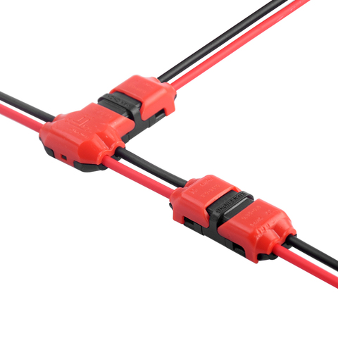 Cable eléctrico rápido de 1/2 pines Tipo I para tira Led, Conector de Cable eléctrico para coche, conectores de empalme de Cable rápido 22-18AWG, 5/10/20 piezas ► Foto 1/6