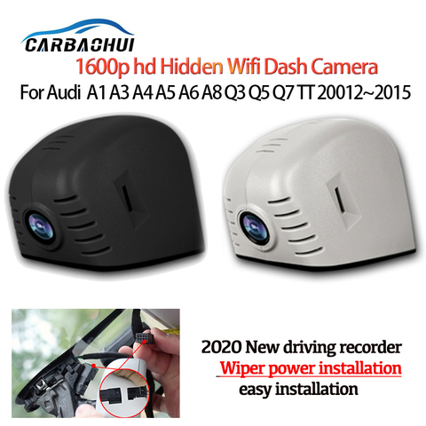 Nuevo Installat coche DVR Wifi Dash cámara grabadora de Video de la cámara para Audi A1 A3 A4 A5 A6 A7 A8 Q2 Q3 Q5 Q7 TT 2012 ~ 2015 ► Foto 1/6