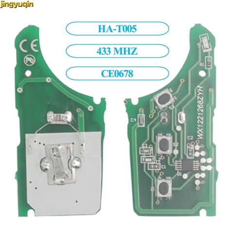 Tarjeta electrónica remota del circuito de la llave del coche para HYUNDAI i30 IX35 para KIA K2 K3 433MHz HA-T005 CE0678 TOY40 Blade No Chip ► Foto 1/2