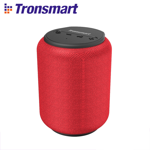 Tronsmart-minialtavoz Bluetooth T6, reproductor de música inalámbrico portátil IPX6 con sonido envolvente de 360 grados, 24 horas de duración de 15W ► Foto 1/6