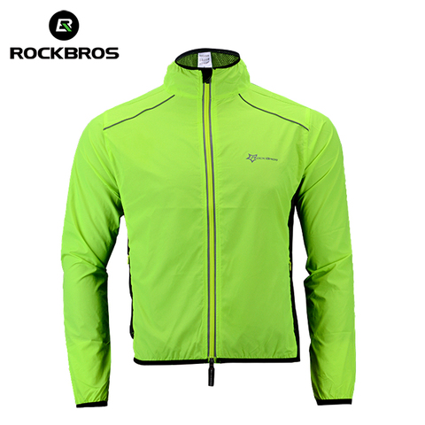 ROCKBROS bicicleta transpirable reflectante Jersey MTB Carretera bicicleta tela manga larga a prueba de viento de secado rápido chaqueta ciclismo Equipemt ► Foto 1/6