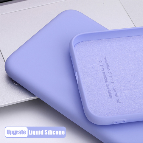 Funda de teléfono de silicona líquida suave fina original para BBK vivo V17 Neo V15 V11 V11i V9 Pro cubierta protectora a prueba de golpes para jóvenes ► Foto 1/6