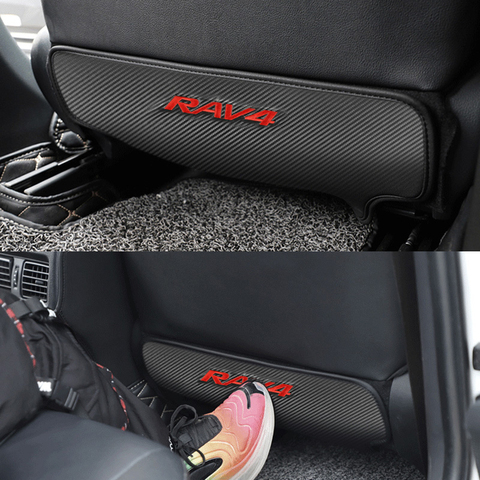 1 Uds. Cojín Anti-patada para asiento trasero de coche, almohadilla Anti-suciedad para asiento trasero de pasajero para Toyota RAV4, accesorios con estilo para coche ► Foto 1/6