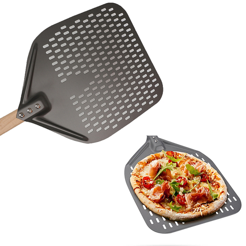 Pala de aluminio para Pizza con mango largo, nueva pala para Pizza personalizada, accesorios para repostería de fábrica de Pizza ► Foto 1/6