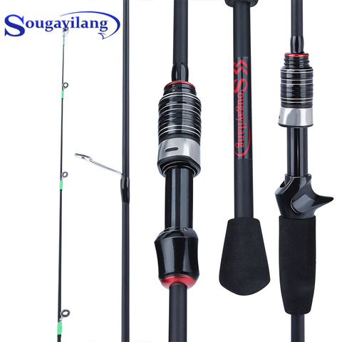 Soogayilang-caña giratoria de fundición de fibra de carbono, caña de Pesca ultraligera de acción rápida, 1,8 m, peso de 0,8-5g ► Foto 1/6