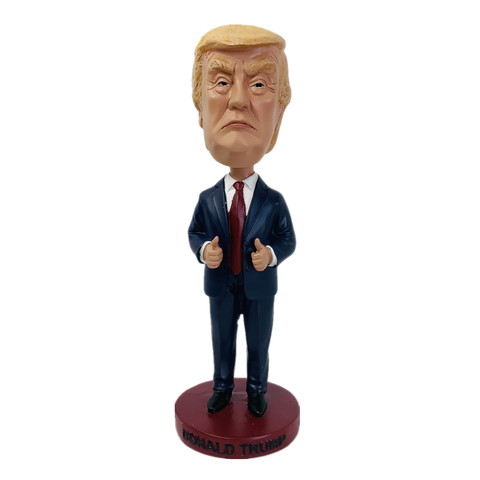 Muñeca con cabeza de Bobble para decoración del hogar, muñeco con cabeza móvil de Estados Unidos, Trump 2022, regalo de presidente de Estados Unidos ► Foto 1/6