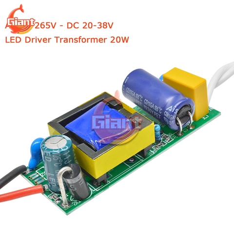 AC-DC paso controlador LED de corriente constante transformador 220V 24V 36V de encendido para lámpara de 600mA 20W transformador de junta ► Foto 1/6