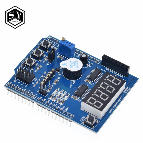 Placa de desarrollo de expansión multifuncional para Arduino, placa Base de aprendizaje UNO, LENARDO Mega2560, Kit de bricolaje, 1 Uds. ► Foto 1/6