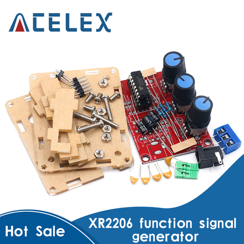 Generador de señal de función XR2206, Kit DIY de 1Hz -1MHz, generador de señal de salida sinusoidal/triangular/cuadrada, amplitud de frecuencia ajustable ► Foto 1/6