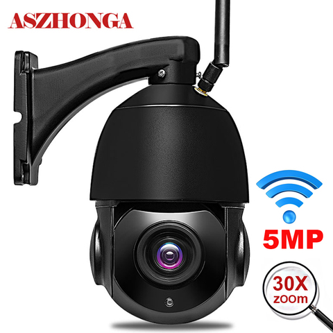 Cámara de seguridad inalámbrica con Wifi para exteriores, dispositivo de vigilancia ONVIF con Zoom óptico de 1080 MP, 3MP, HD 30X, IP para el hogar, visión nocturna IR de 80M ► Foto 1/6