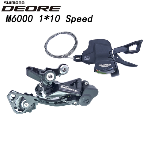 Shimano-palanca de cambios Deore M6000 1x10S, MTB, palanca de cambio de velocidades de bicicleta, palanca SL-M6000 cambio derecho, RD-M6000 mejor M4100 ► Foto 1/4