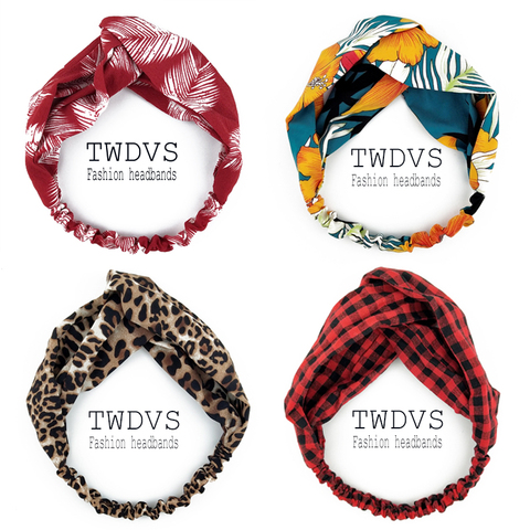 Scrunchies mujer anudada accesorios para el pelo turbante para niñas turbante elástica envoltura cabeza diadema rayas Scrunchies pelo W276 ► Foto 1/6