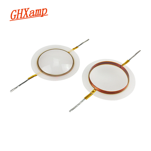 GHXAMP 44,4mm DE250-8 DE160-8 Bobina de voz triples leche blanca película de reparación de altavoz de bobina de Aluminio revestido de cobre de 44,5 núcleos 1 pares ► Foto 1/6