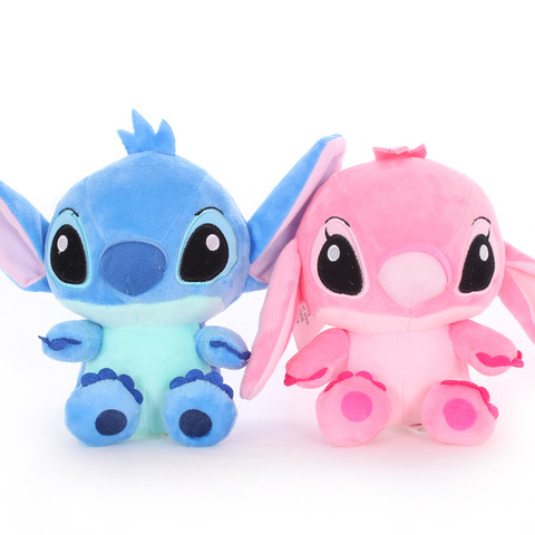 Disney Anime Lilo & Stitch muñeca muñeco de juguete de peluche de los niños juguetes de peluche de juguetes de felpa Stitch niños regalos de vacaciones ► Foto 1/6