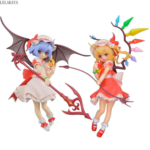 El Anime japonés Touhou Project Remilia scarlet y Flandre de PVC colección de figuras de acción juguetes de regalo de Navidad lelakaya ► Foto 1/6