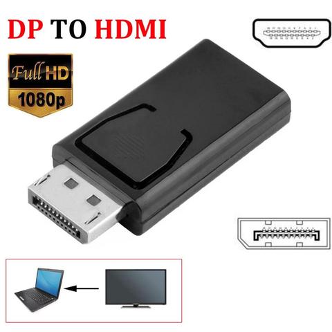 Mini puerto de pantalla DP 1080P compatible con HDMI Cable adaptador macho hembra adaptador/convertidor de Cable de Audio y Video conector para HDTV PC ► Foto 1/6