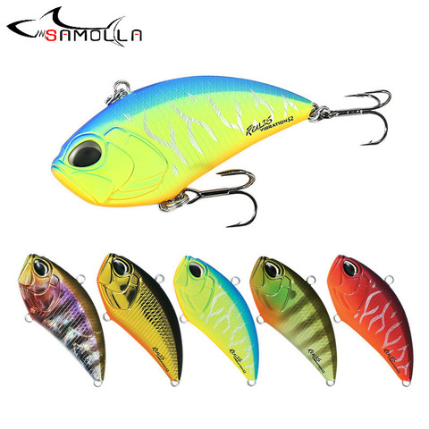 Vib pescado atraer pesos 5,4 cm/14,5g lleno de agua capa pesca Pesca de lubina agua salada señuelos Trolling atraer cigüeñal Wobblers ► Foto 1/6