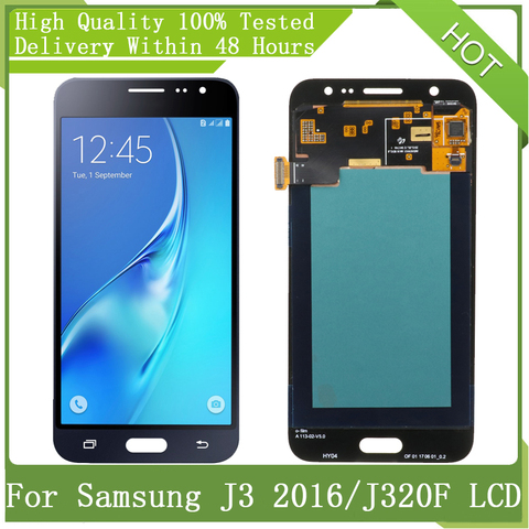 Pantalla Super AMOLED de 5,0 pulgadas para móvil, montaje de digitalizador táctil para SAMSUNG GALAXY J3 2016, J320, J320F, J320H, J320M, J320FN ► Foto 1/6