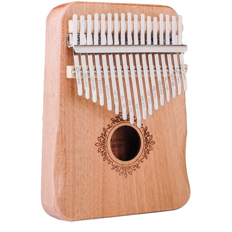 Piano de caoba kalimba de 17 teclas, instrumento Musical para principiantes, Pulgar, con accesorio, musical acústico de madera ► Foto 1/6