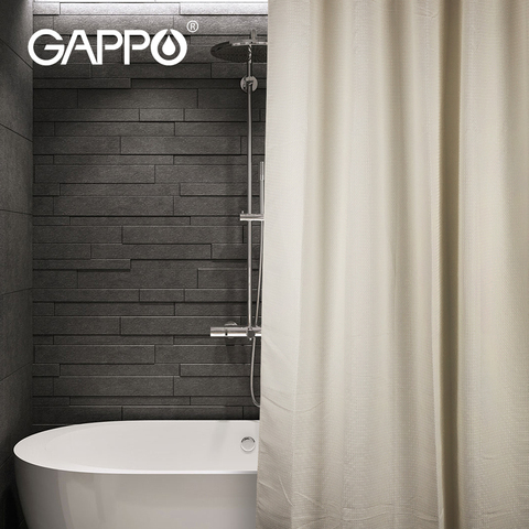 GAPPO-cortina de baño impermeable, juego de ducha, cortinas ► Foto 1/6