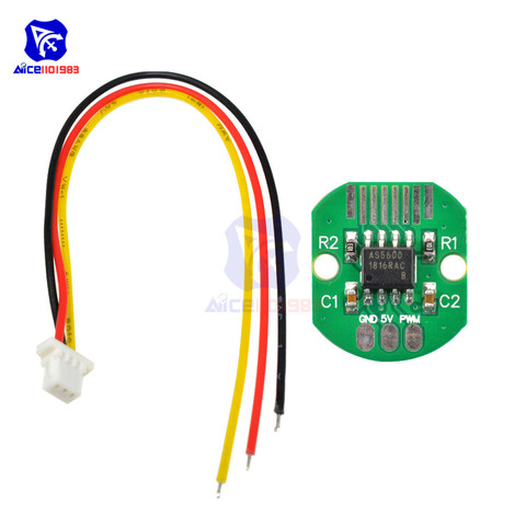 Diymore-codificador AS5600 de precisión de interfaz PWM/I2C, Motor sin escobillas de 12 bits, codificador magnético AS5600 con cable ► Foto 1/1