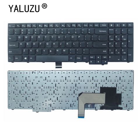 YALUZU-nuevo teclado de EE.UU. para Lenovo, modelos E531, L540, W540, T540, T540P, E540, W550, W541, sin retroiluminación, serie Thinkpad E531, color negro ► Foto 1/5