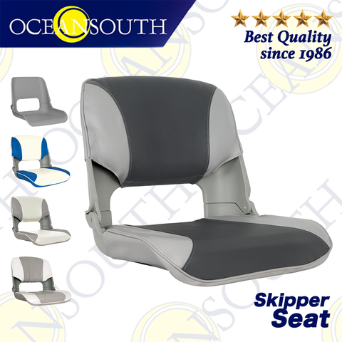 Oceansouth Skipper-asiento de barco de polímero de alto impacto, tela resistente a los rayos UV, accesorios para barcos de pesca ► Foto 1/6