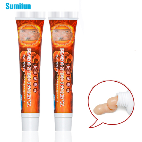 Sumifun 20g ungüento para venas varicosas Varicosity angeítis remedio eliminación crema Vasculitis flebitis las venas de araña dolor aceite 1 Uds ► Foto 1/6