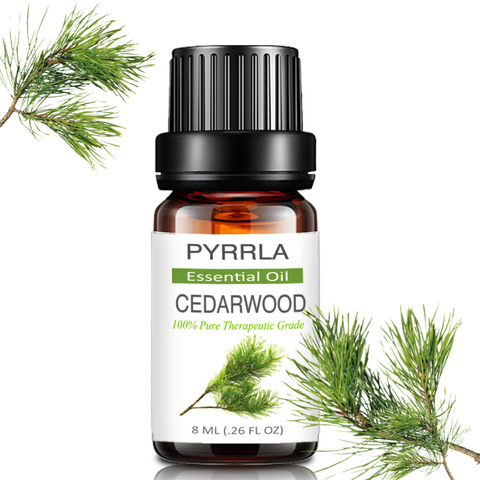 Aceites esenciales puros de cedro de 10ml pyrla para difusor de aromaterapia alivia la calma del estrés masaje fragancia Aroma aceite esencial ► Foto 1/6