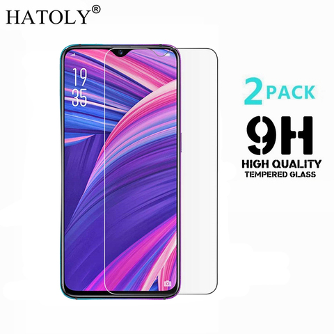 2 uds vidrio templado para OPPO AX7 Protector de pantalla ultrafino para OPPO AX7 HD endurecido Film OPPO Ax7 Pro Glass CPH1893 HATOLY ► Foto 1/6