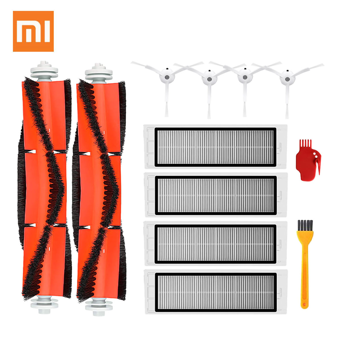 Accesorios para aspiradoras Xiaomi MI 1S, Kit de accesorios para aspiradoras Robot aspirador Roborock S50 S5 S6, cepillo principal, Cepillo Lateral de filtro HEPA ► Foto 1/6