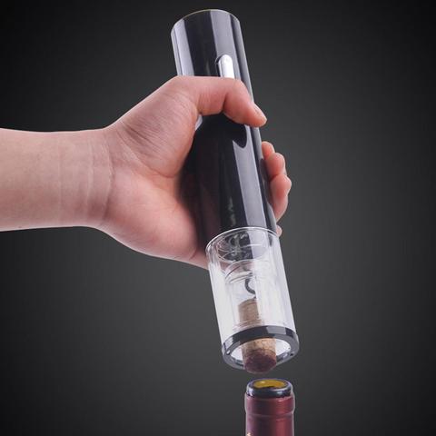 Sacacorchos eléctrico para botellas, juego profesional de abridor de vino tinto, herramienta de cocina, regalo ► Foto 1/6