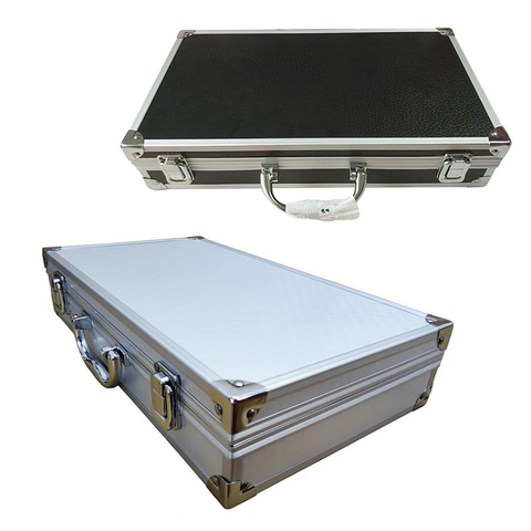 Herramienta portátil caja de herramienta caso equipo de seguridad caja de instrumentos al aire libre maleta con pre-corte de espuma de aluminio marco de aluminio ► Foto 1/6