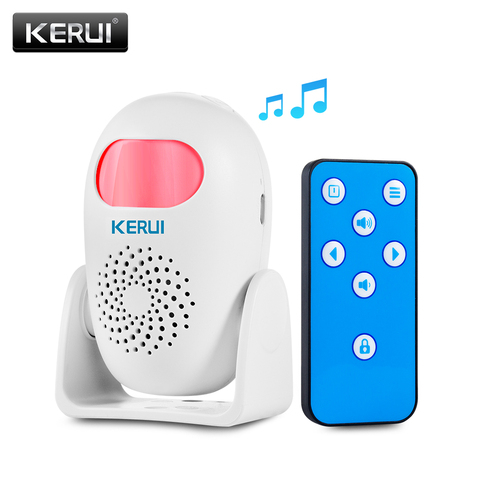 KERUI M120 alarma de seguridad para el hogar antirrobo PIR Detector de movimiento sistema de alarma de timbre de bienvenida inalámbrico con mando a distancia ► Foto 1/6