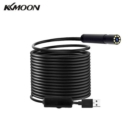 KKMOON-endoscopio impermeable USB, cámara de inspección Industrial de boroscopio, 2/5/10m IP67, 1920x1080 HD, 8 Uds., lente LED de 8mm ► Foto 1/6