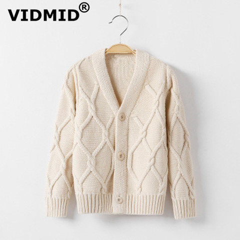 VIDMID-Chaqueta Cárdigan para niños y bebés, uniforme escolar, suéteres, tops, 7088 02 ► Foto 1/6