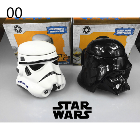 Taza figura de Star Wars Darth Vader Stormtrooper para niños, creativa marca de cerámica, película y TV, periférico, sorpresa, regalo de cumpleaños ► Foto 1/4